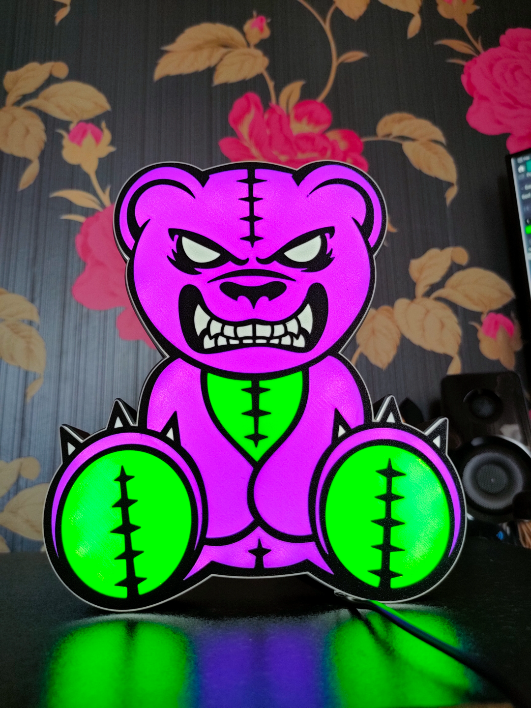 Horror Teddy Light Box