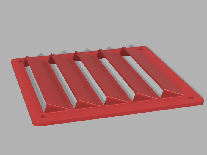 140mm fan Louver