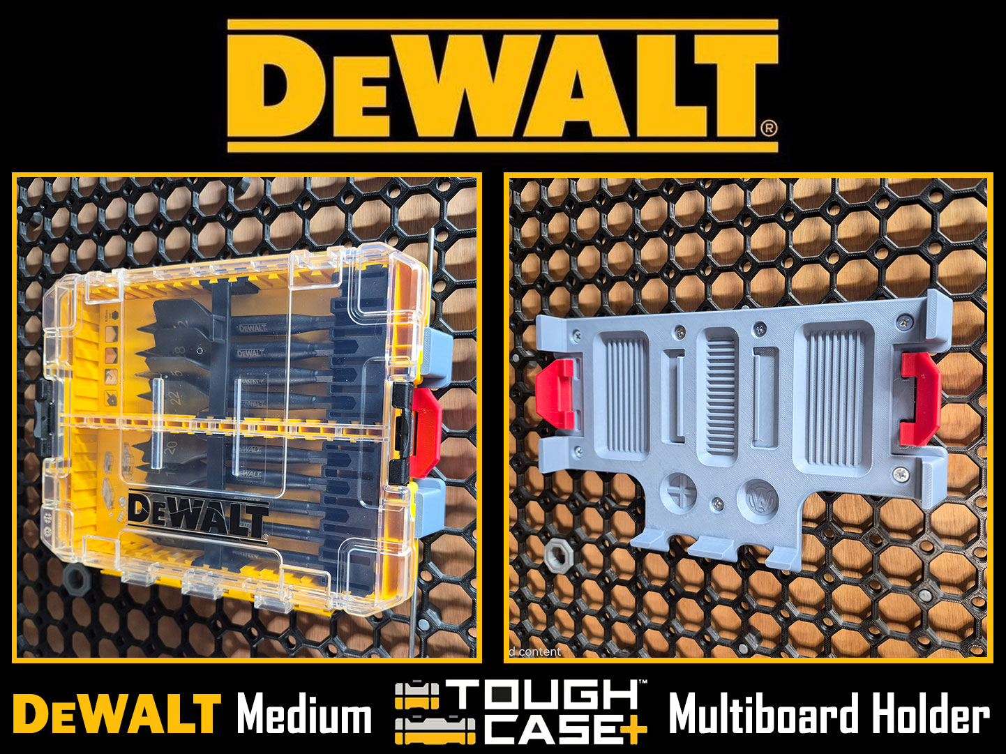 DeWALT Medium ToughCase+ Holder for Multiboard