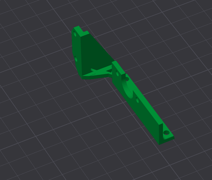 CR-10 Smart BL touch mount (Added spacing for cr 10 smart hotend duct)