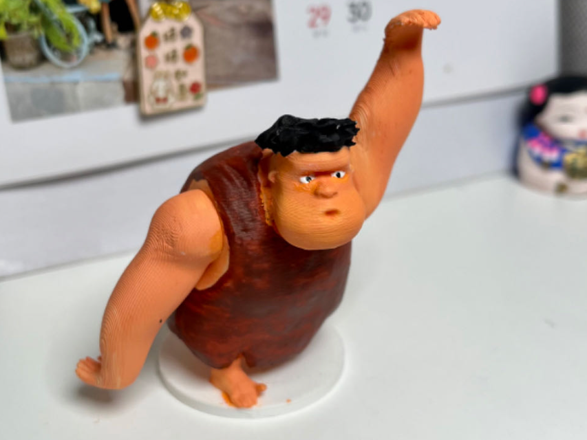 Thunk, the actor of the Croods