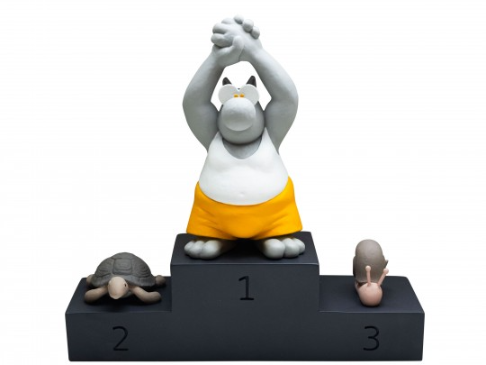 Le dieu du stade par Geluck