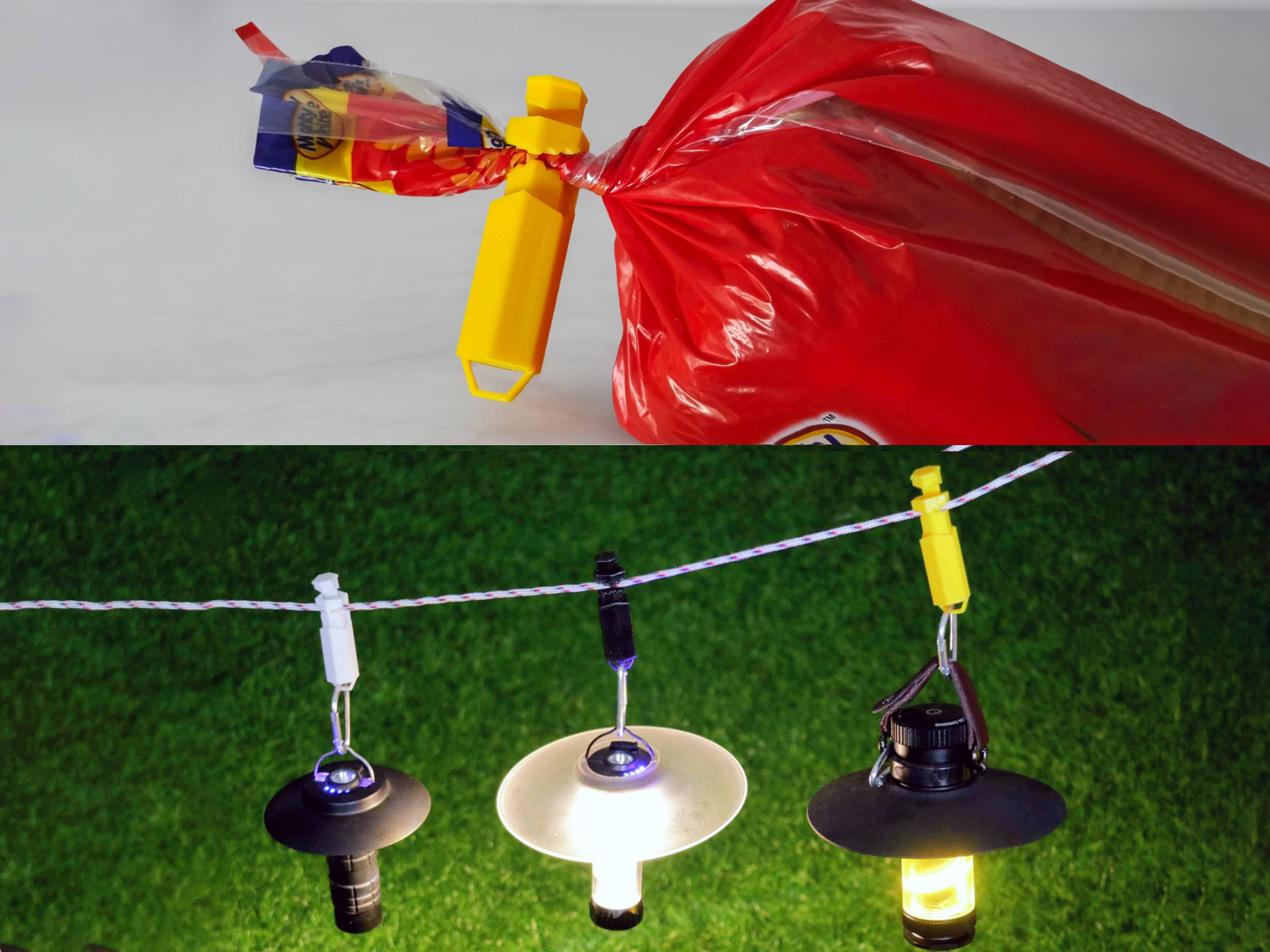 Bag Clip / Rope Clip With Spring Lock
