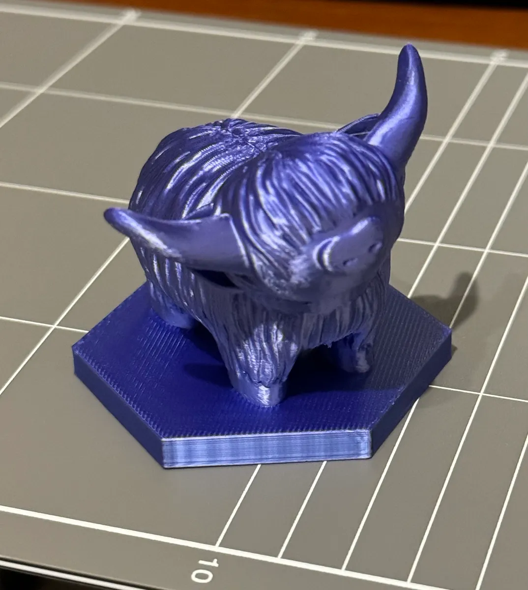 FREE TO SELL Highland Cow With Base