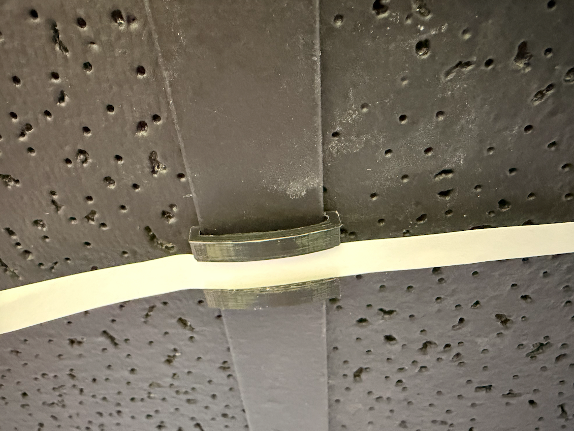 1" Suspended Ceiling Perpendicular Clip LED Lights