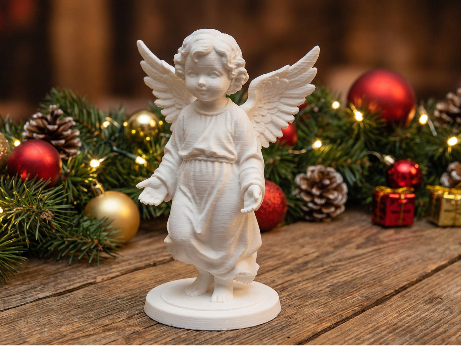Christmas Baby Angel Statue