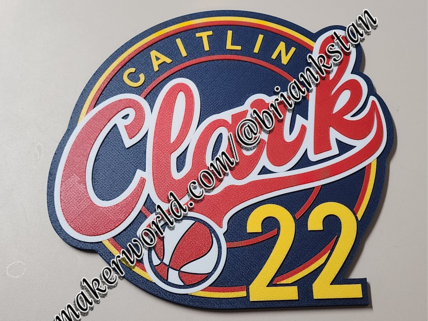 Caitlin Clark Indiana Fever Wall Display