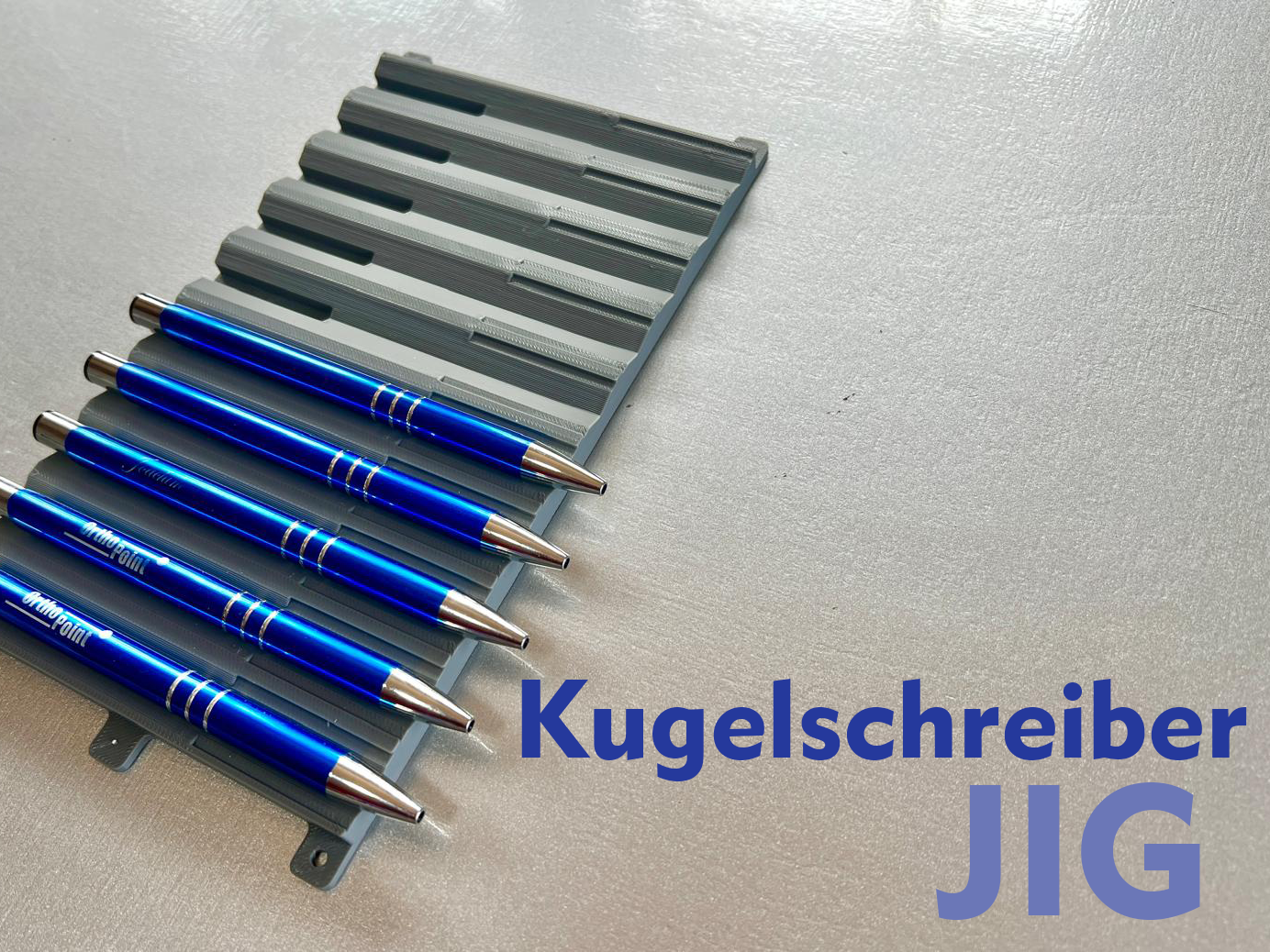 Jig / Lehre zum Lasern für Kugelschreiber
