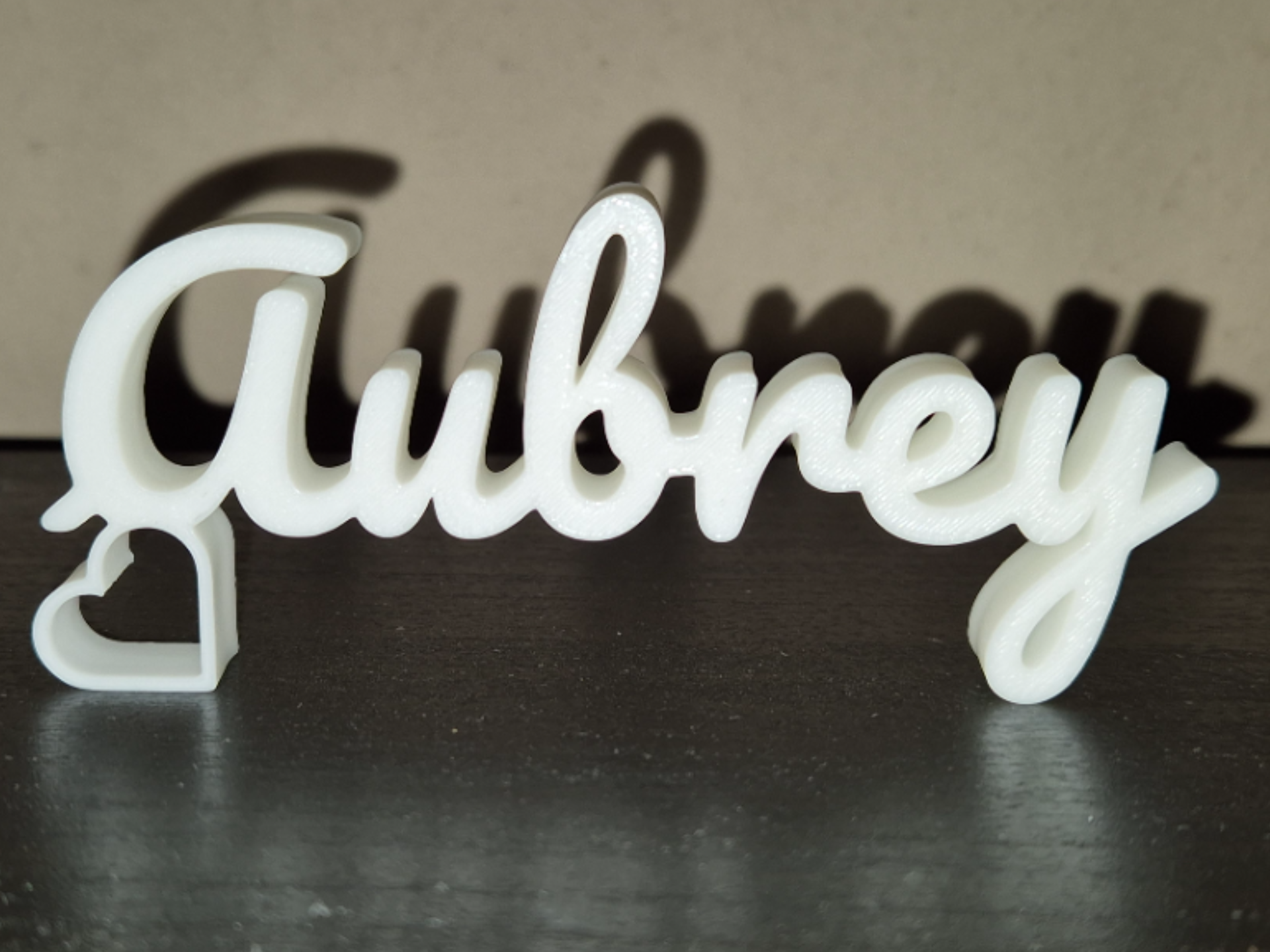 Aubrey Name Sign Display Decor