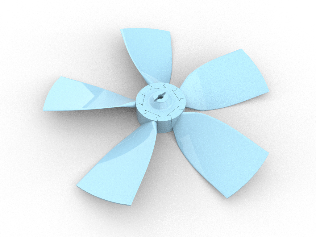 Room Fan Rotor Blade 14 inch