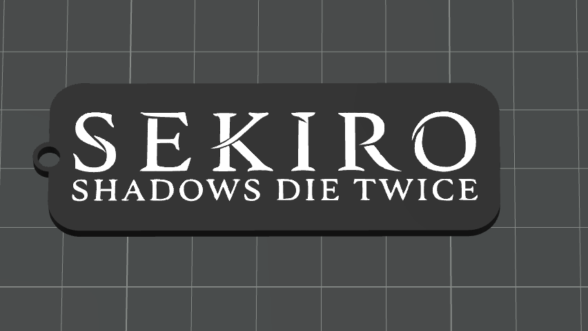 Sekiro Keychain logo