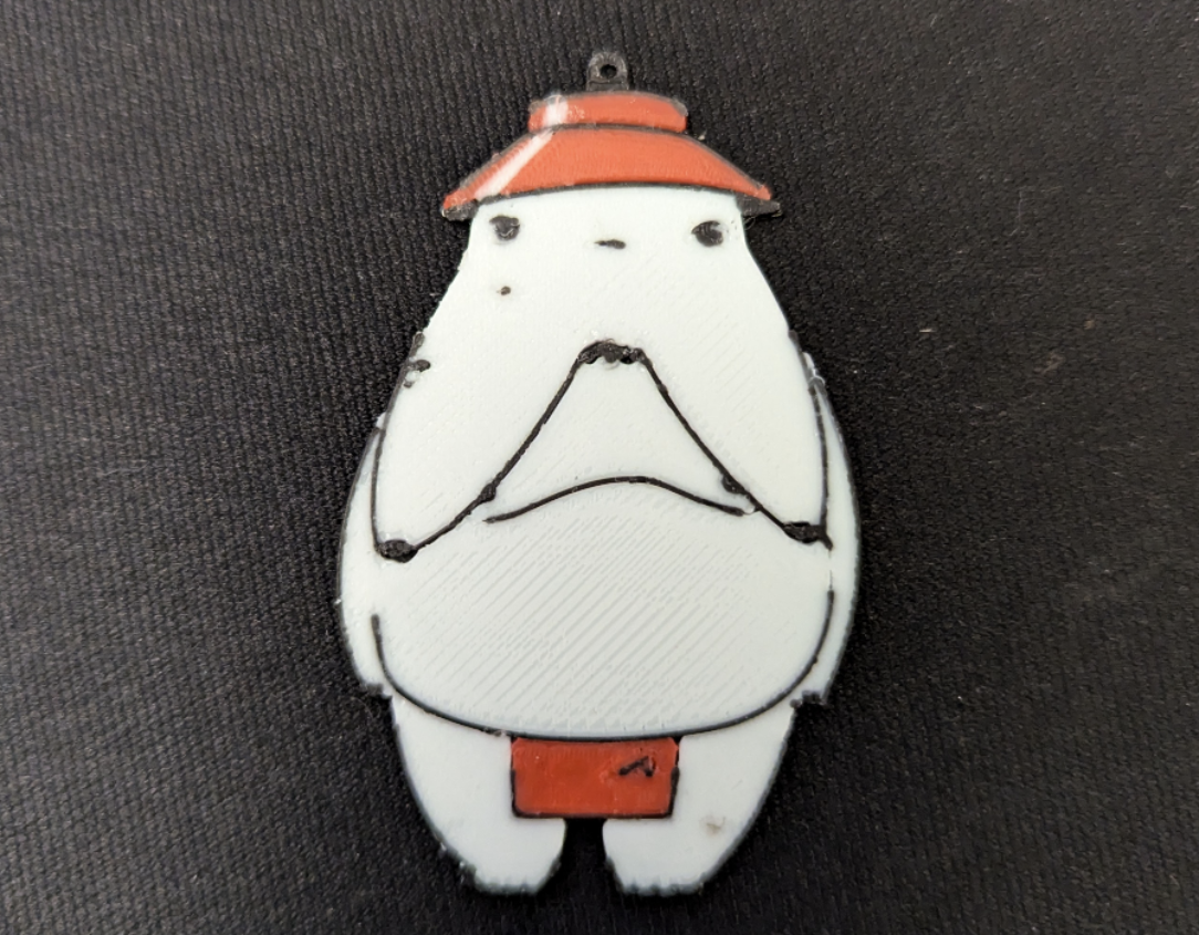 Radish Spirit Keychain Spirited Away