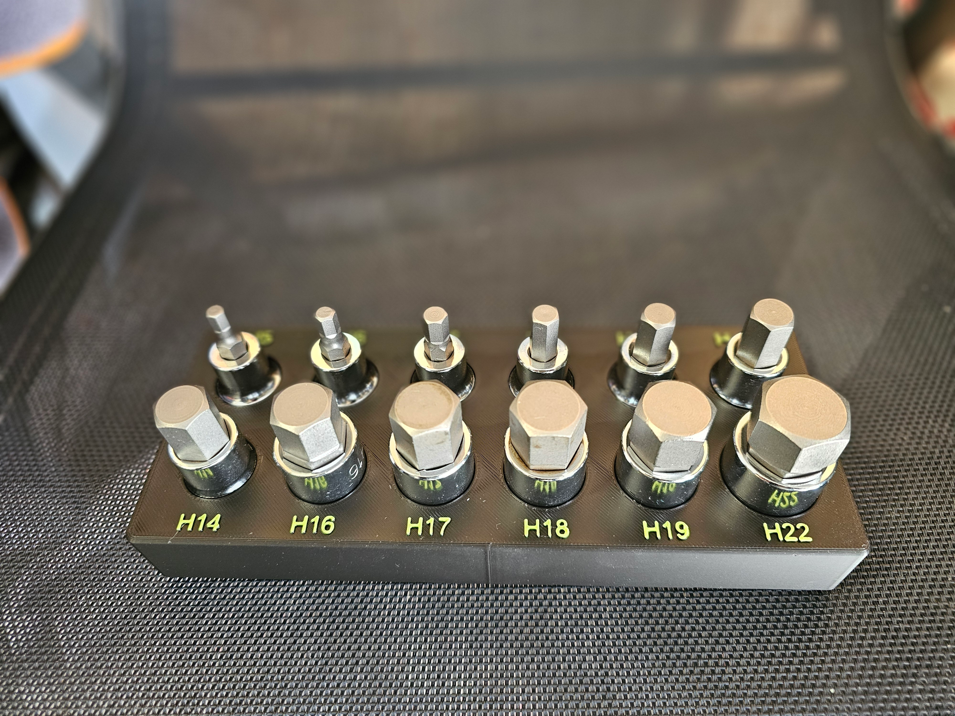 Inbus Stecknuss Gridfinity Tray