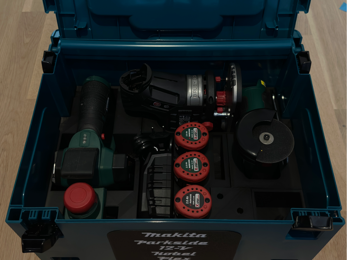 MakPac Einlage für Parkside 12V