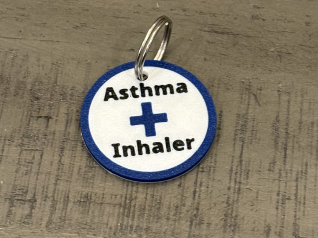 Asthma Inhaler Tag