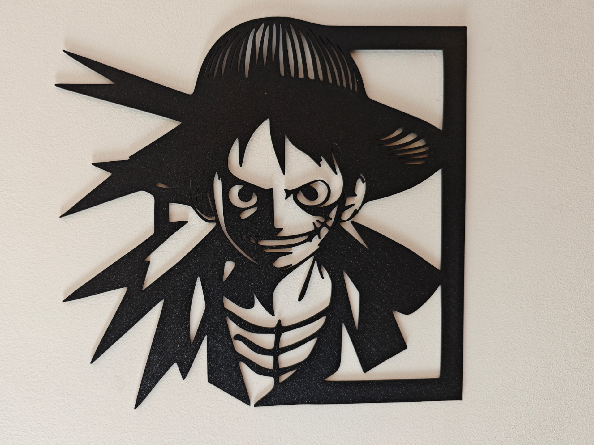 One Piece – Luffy Explosivo en Shadow Art