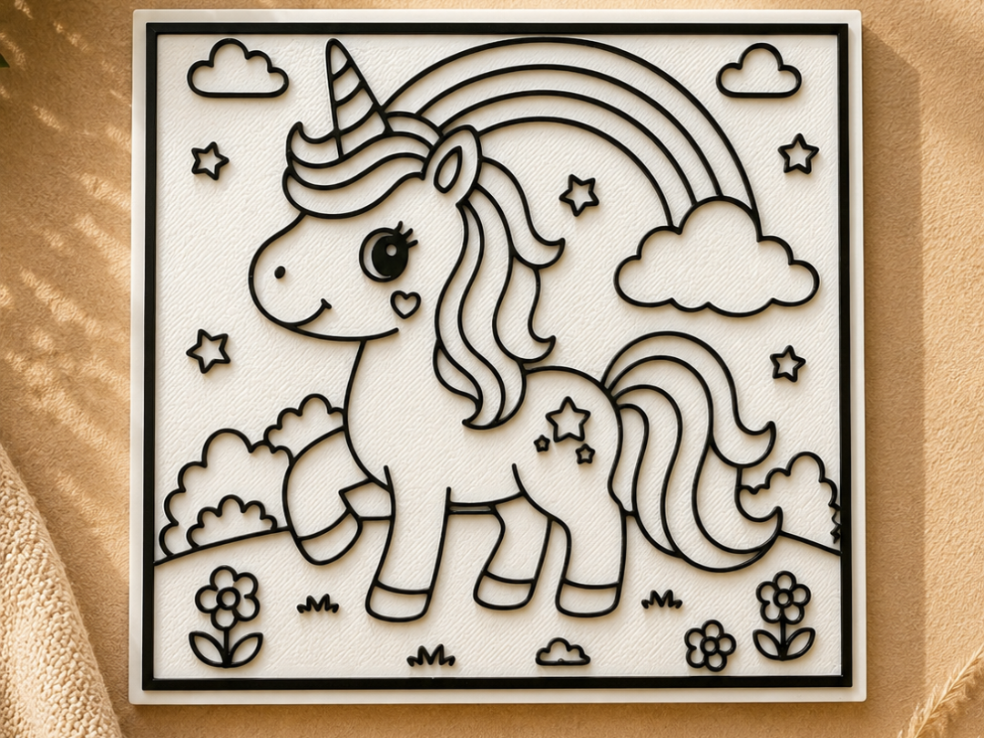 Unicorn Coloring Page