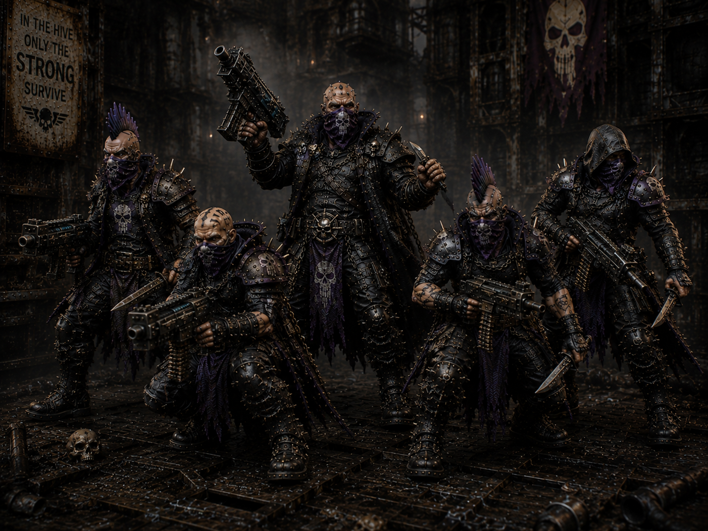 11 gangers - gang guys hanger ons