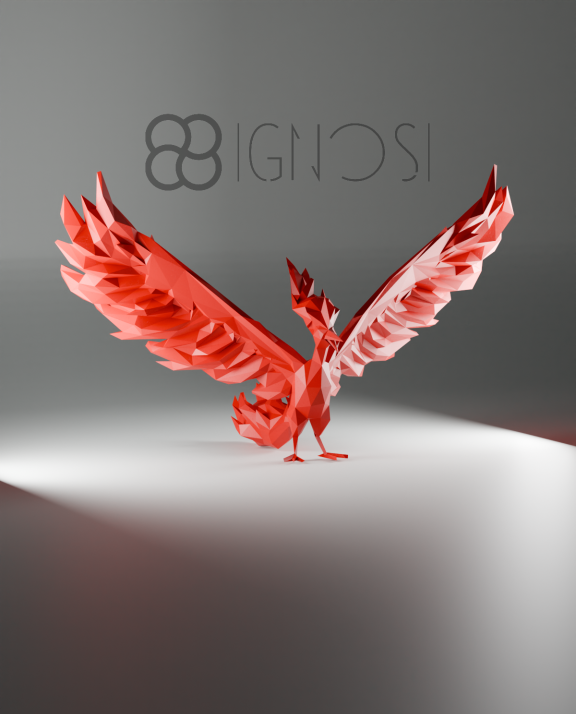 (#146) Moltres Low Poly