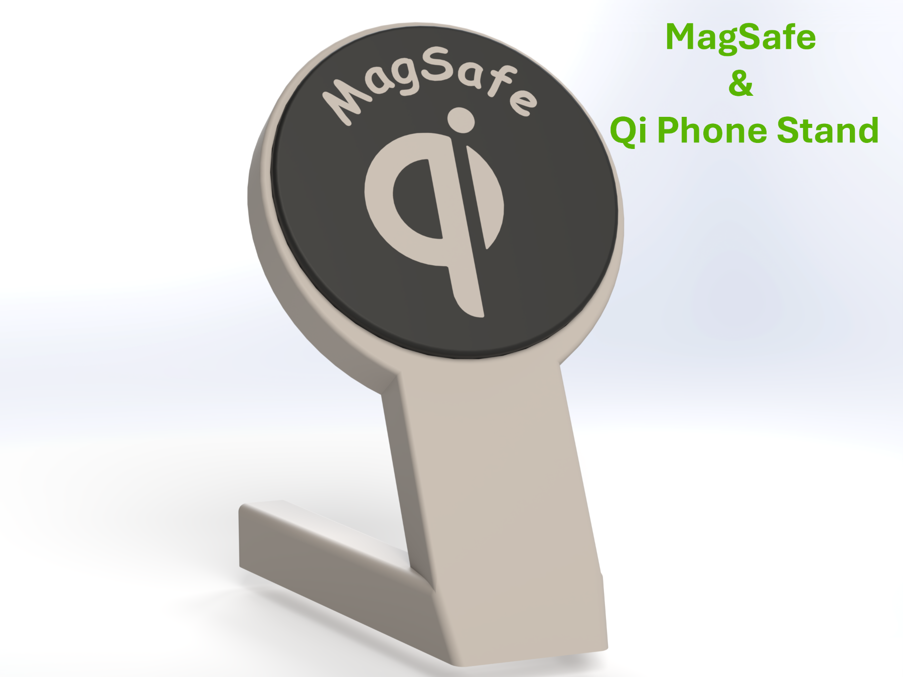 Easy-to-Print MagSafe / Qi Wireless Charging Stand