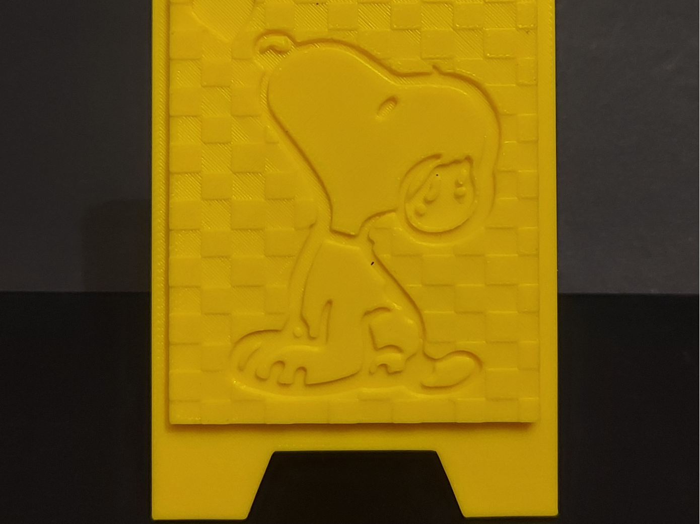 Snoopy sign "do what you love" backside