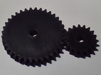 Spur Gear Modulus 1, 36/12 Teeth, 5mm Hole