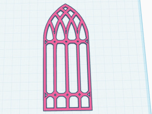 Gothic Window for Dollhouse
