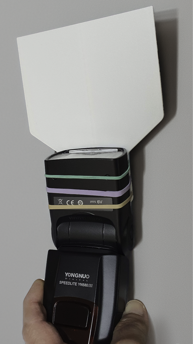 Blitzlicht-Streuschirm / Flash diffuser