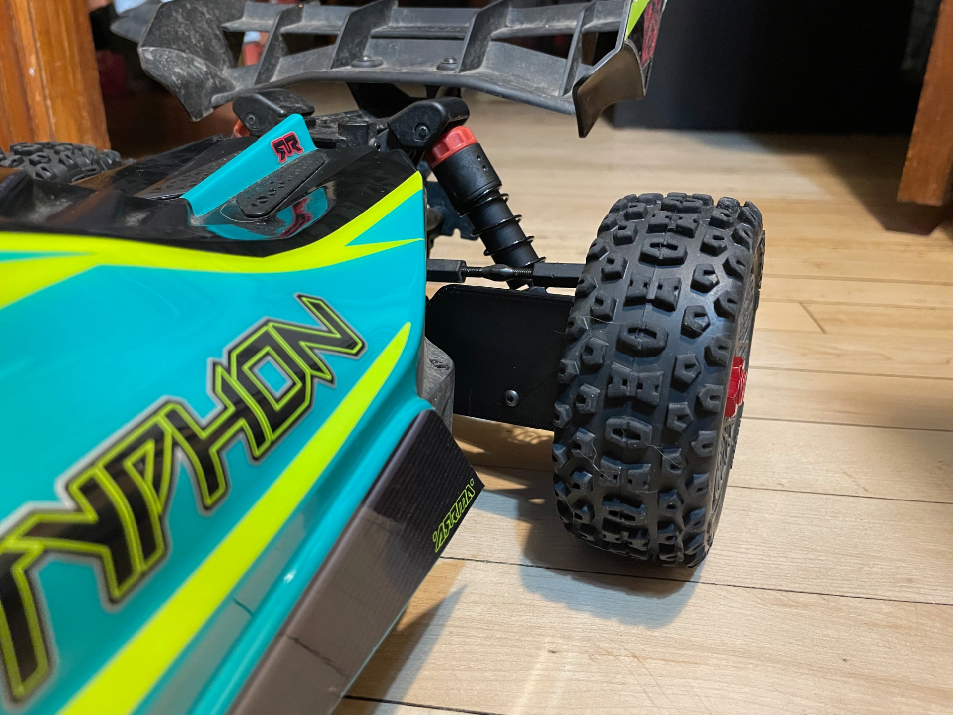Arrma Typhon and Vorteks 223s Rear Mudguards