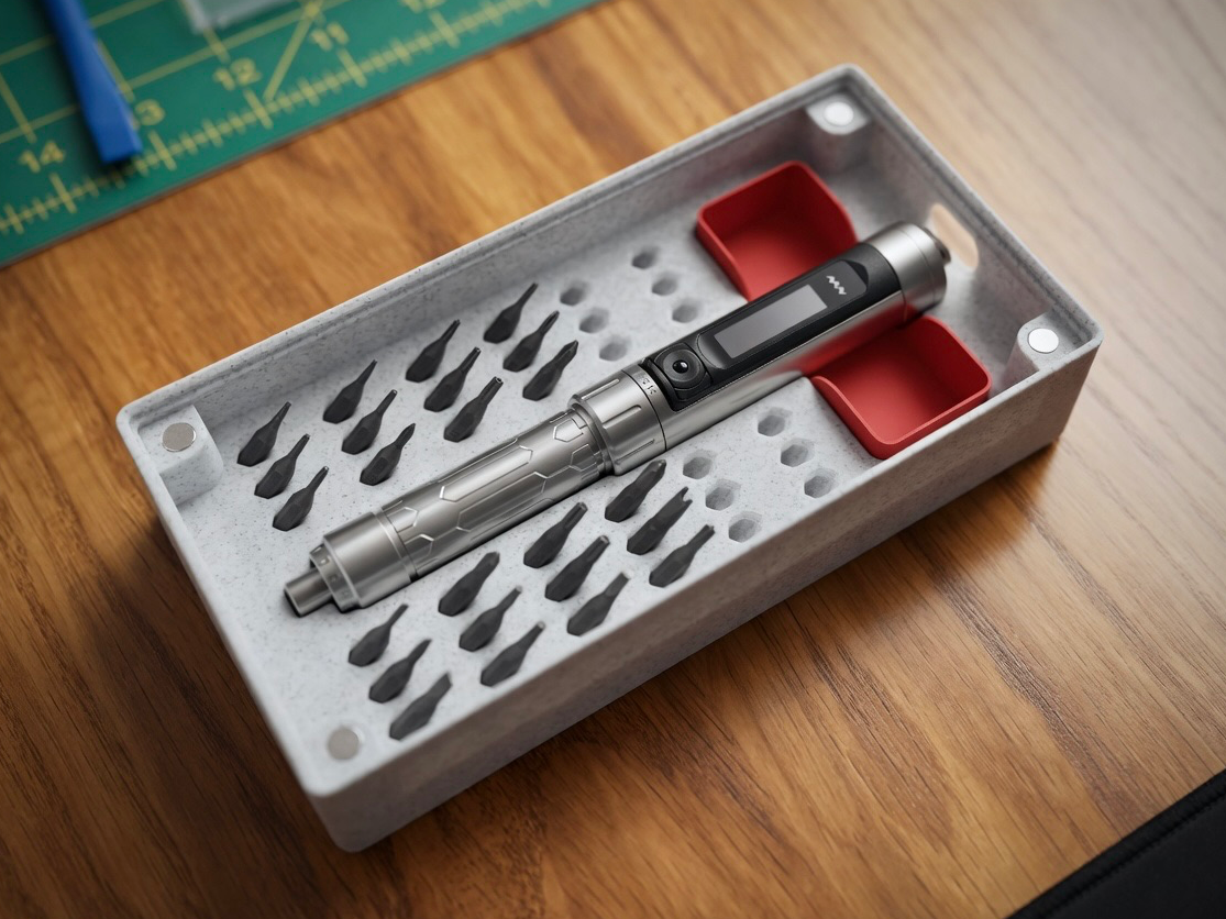Miniware ES15 Case with magnetic Lid (Gridfinity)