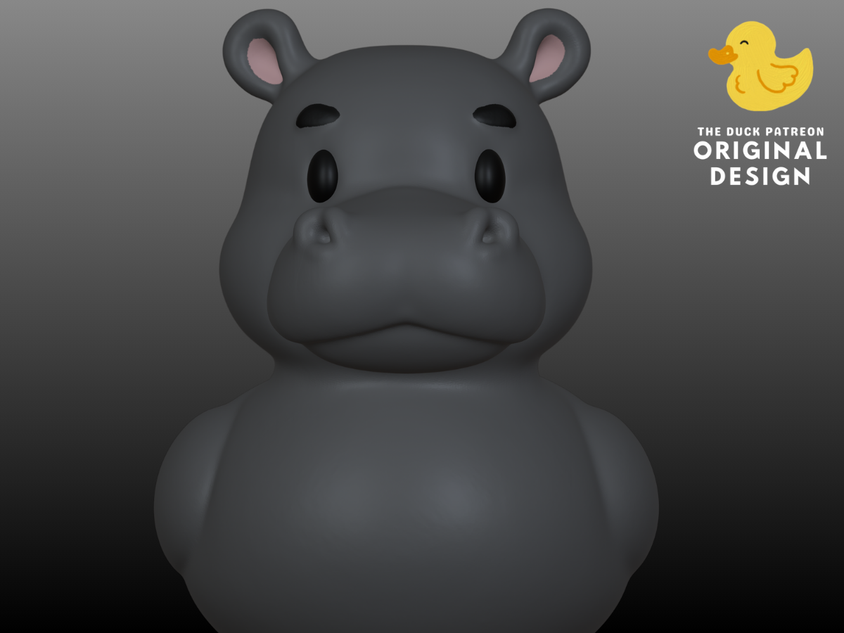 HIPPO RUBBER DUCK