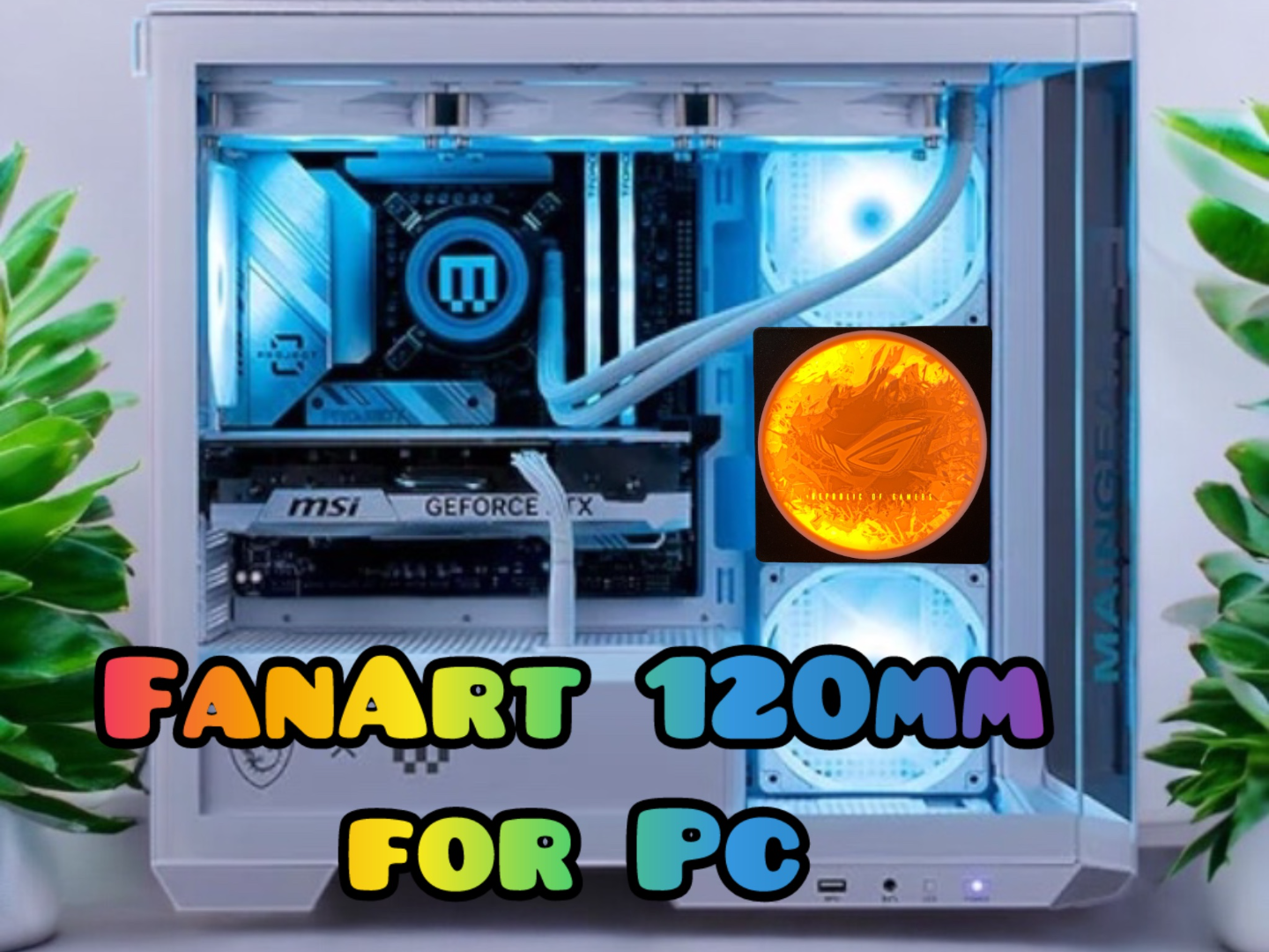 FanArt Computer 120mm Asus Strix 001
