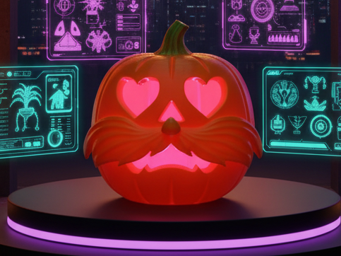 Citrouille Lorax Halloween love