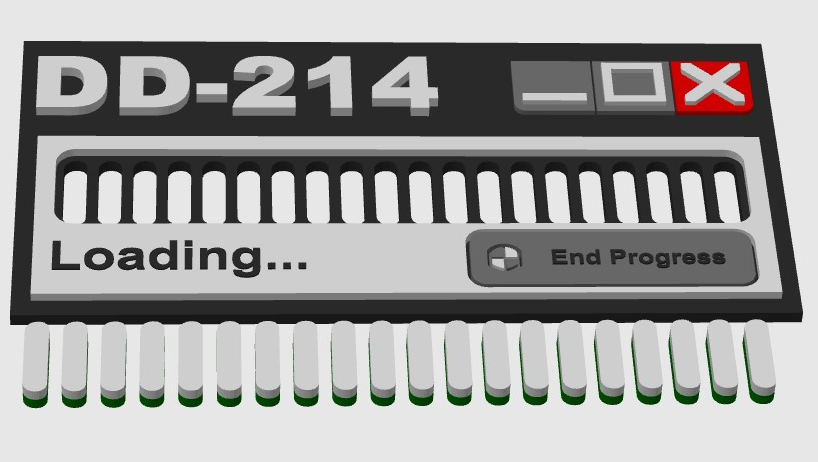 DD214 Sign Loading