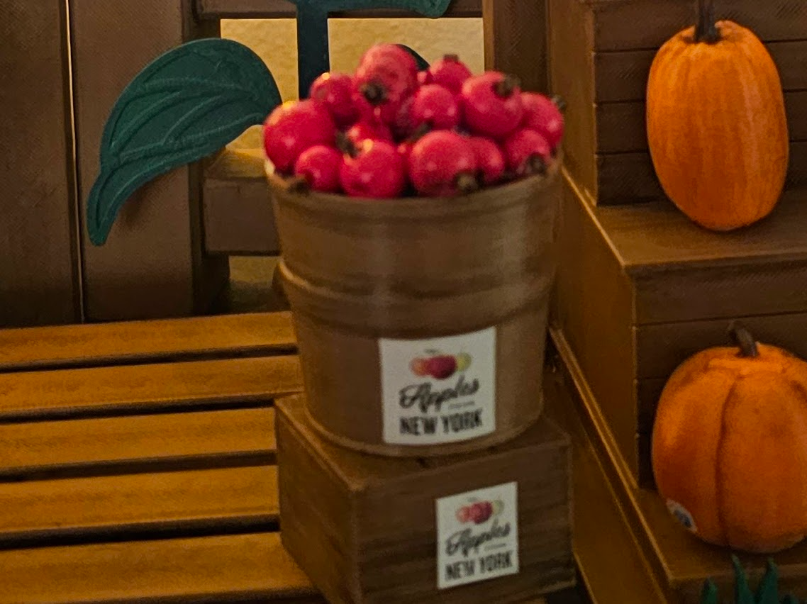 Apple Basket - Autumn Fall Halloween Decoration