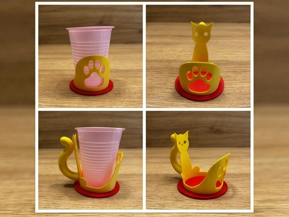 Gatto Porta Bicchieri - Porta Tazza