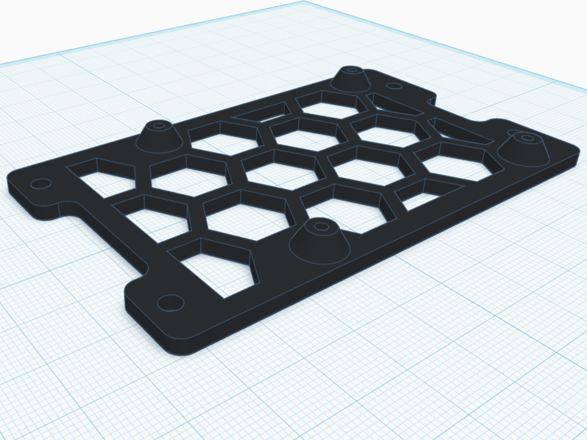 Mounting plate for Raspberry Pi 2,3,4,5