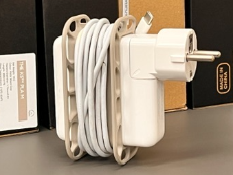 008.96W MacBook adapter cable organizer