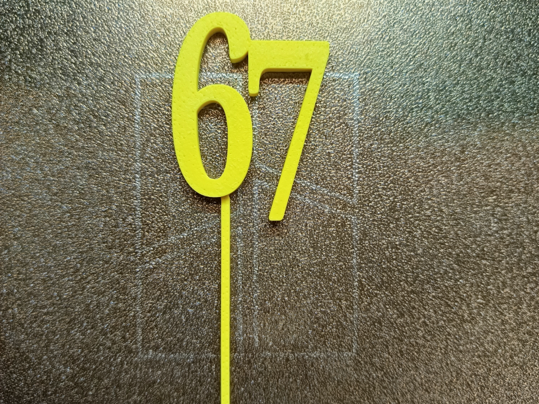 67 six seven cake pop