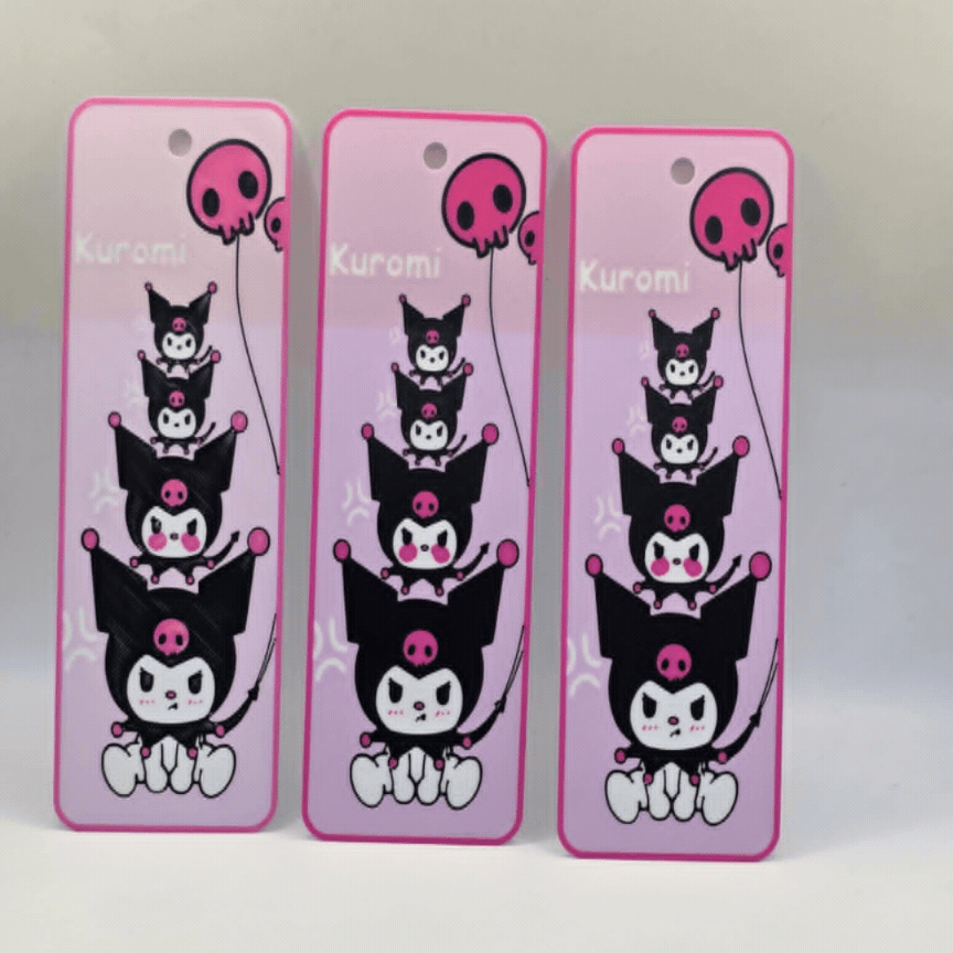 Kuromi 4 colours bookmark