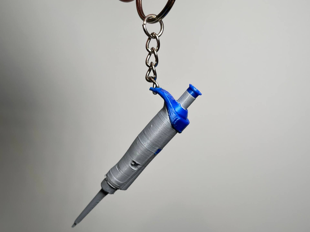 Micropipetta a portachiavi