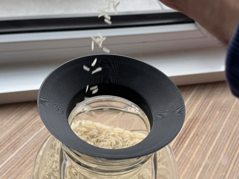 Wide Funnel Kitchen widemouth rice coffee beans