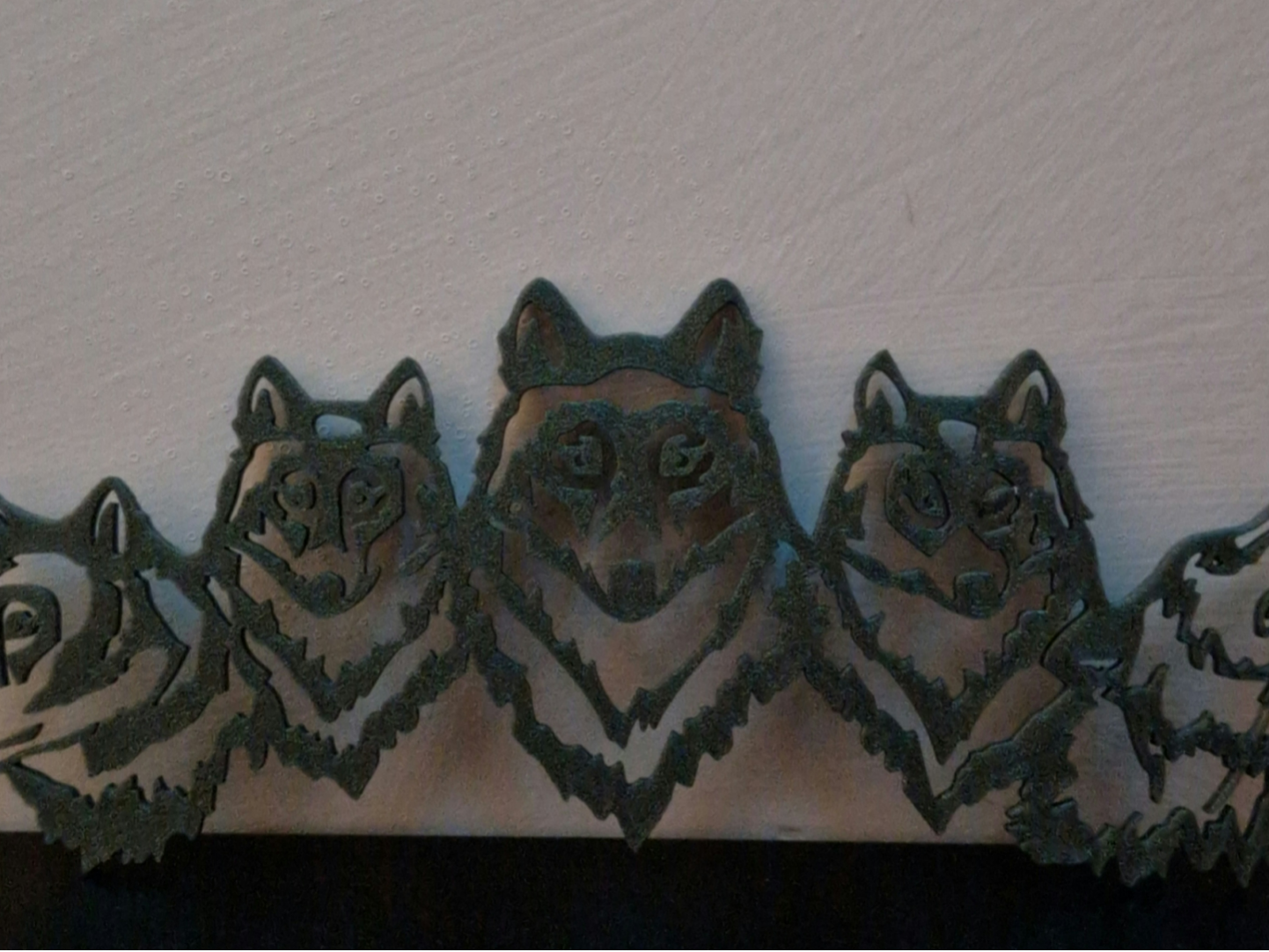 Wolf Wall Art  Sculpture