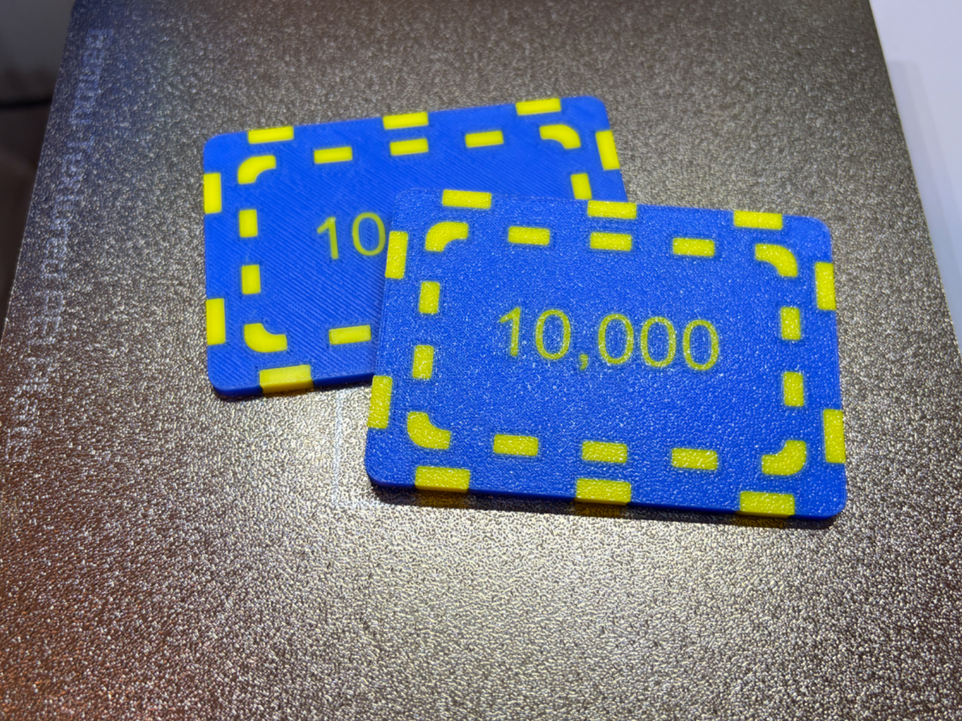 Rechteckiger Pokerchip 10K