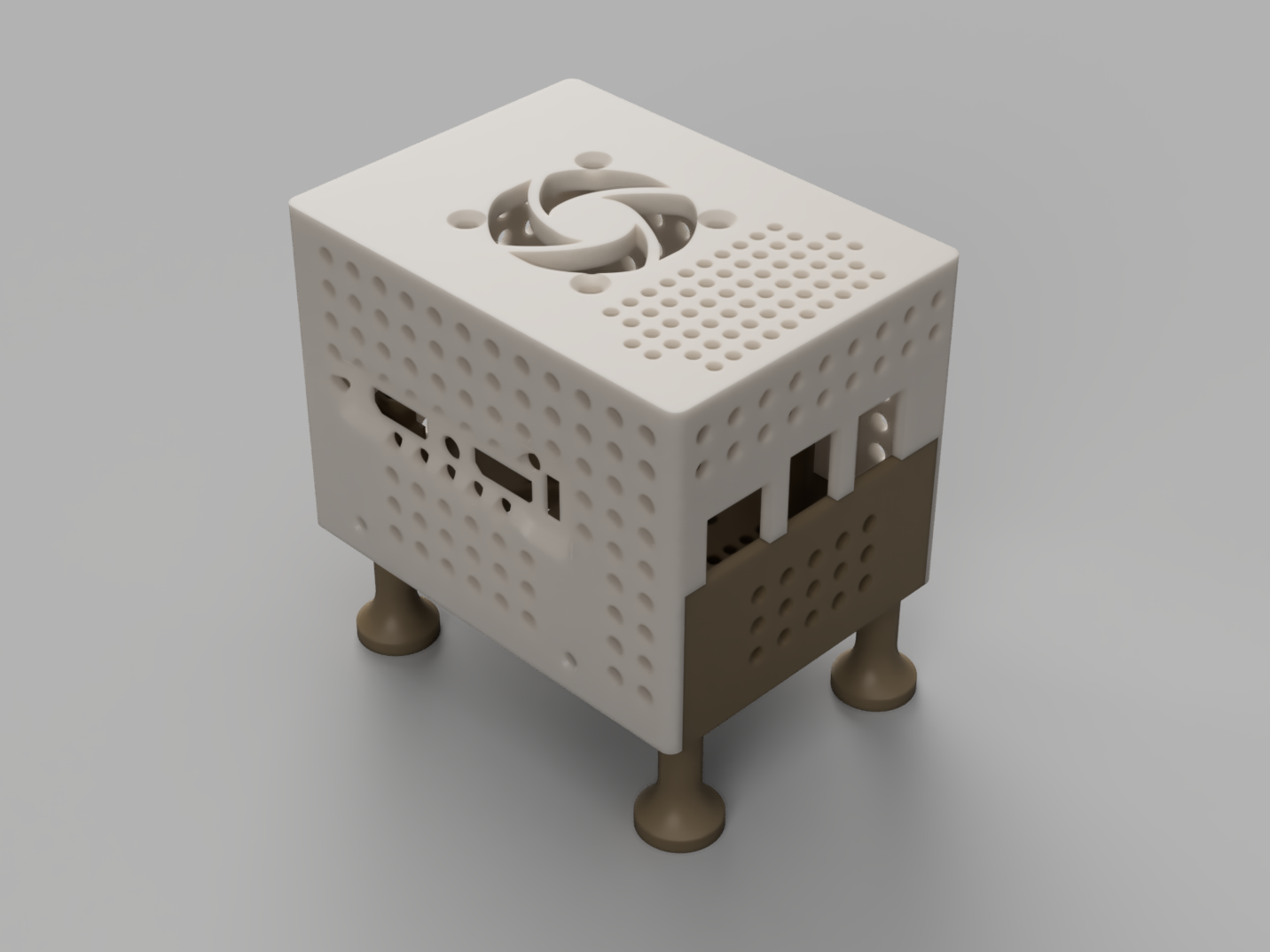 OrangePi 5 Max Case: Dual 40mm Noctua Fan Cooling