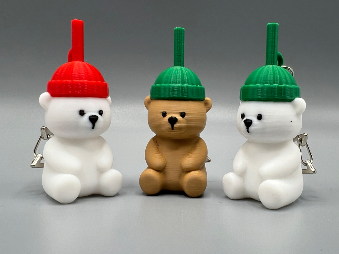 Starbucks Bearista Inspired Figurine and Keychain