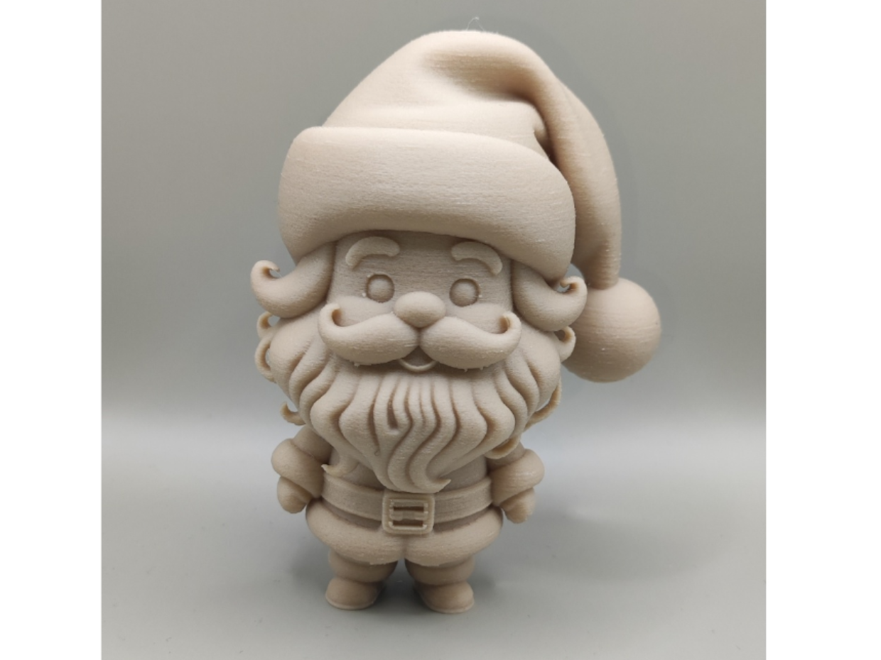 cute Santa Claus with a big head figurine