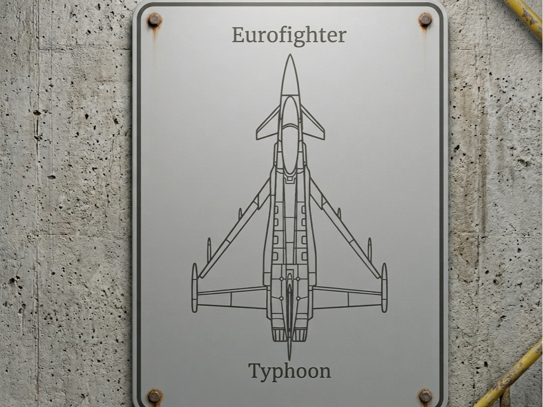 Eurofighter Typhoon Bauplan