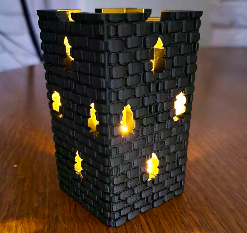 Tealight Medieval Tower