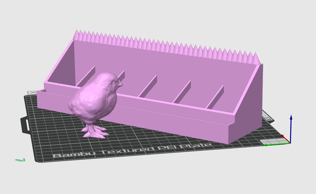 Chick Feeder with Lift